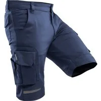 Qualitex Workwear Arbeitsshorts kurze Arbeitshose Herren Stretch, Cordura, Handwerk & Sommer Shorts