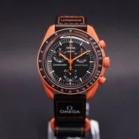 Swatch Chronograph Swatch Omega Bioceramic Moonswatch Mission on Earth - LAVA
