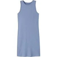 Name It Jerseykleid NKFNAKAL SL SLIM DRESS NOOS Baumwollmischung, Jersey Rippware