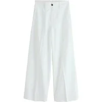 Next Palazzohose Tailored Fit Hose mit weitem Bein, Kurzgröße (1-tlg)