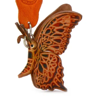 Schmetterling Schl?sselanh?nger aus Leder