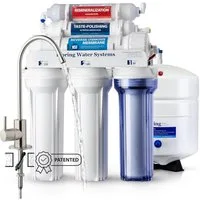 iSpring Wasserfilter RCC7AK Umkehrosmoseanlage mit Mineralstoff-Filter, NSF Zertifiziert