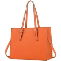 TAN.TOMI Aktentasche Große Business Handtasche Damen Leder Schultertasche Arbeit Schule, Bürotasche Damen 15 Zoll Notebooktasche mit 3 Fächern für Büro Schule
