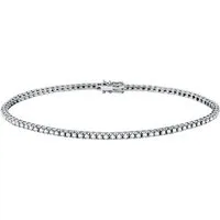 CHRIST Armband CHRIST Damen-Armband 750er Weißgold 108 Diamant