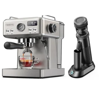 [EU Direct] HiBREW H10A & G5 Combo 20Bar Semi Automatic Espresso Coffee Machine + G5 Electric Burr Grinder 36 Settings f
