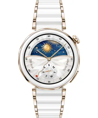 Huawei Watch GT 5 Pro | 55020drc | 42 mm - weiß Keramik
