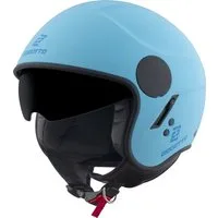 Bogotto Motorradhelm H595 SPN Jethelm, herausnehmbares Innenfutter,integriertes Sonnenvisier