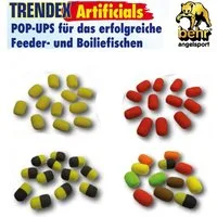 Behr Kunstköder Pop Up Pellets Dumbells schwimmend 12x Method Feeder Karpfenangeln, Topköder für das Grundangeln in Seen oder Fluss