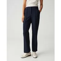 OPUS PANTS Stoffhose LUANE aus BCI Cotton Mix Ankle, französische Taschen, Gummibund hinten