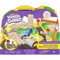 Kinetic Sand - Deluxe Baustellen-Koffer, Spielsand