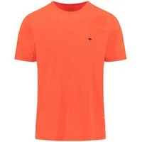 FYNCH-HATTON T-Shirt regular fit, unifarben, mit Logo Stickerei