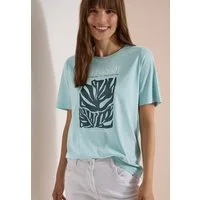 CECIL T-Shirt mit Fotoprint und Wording