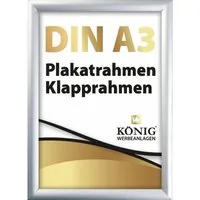 Dreifke Rahmen Dreifke® Plakatrahmen DIN A3, 25 mm Aluminium Profil, silber, inkl.