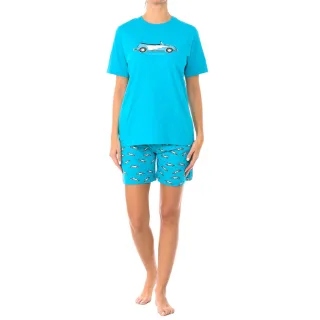 Kurzärmeliger Sommerpyjama für Damen KL40000