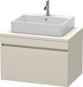 Duravit DuraStyle Konsolenwaschtischunterbau wandhängend Taupe Matt 800x548x512 mm - DS531209191 DS531209191