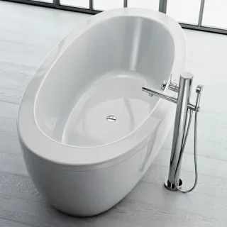 LAUFEN BadewanneIl Bagno Alessi One, 2030x1020x460, freistehend,weiß, 24197.0, 2419700000001 H2419700000001