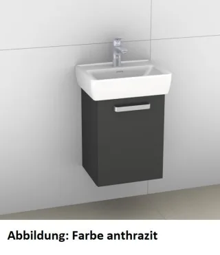 Artiqua 415 Waschtischunterschrank für Pro A 811951, Quarzgrau Matt Select, 415-WUT-L25-L-7163-173 415-WUT-L25-L-7163-173
