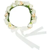dressforfun Haarband Stirnband, Für viele Anlässe und Outfits, charmantes Accessoire, Haarschmuck, 1-tlg., Konfektionsgröße 0 in grün/weiß, Natürlich und detailgenau gearbeitet, Per Satinschleife verstellbar