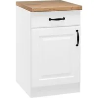 wiho Küchen Unterschrank Erla 50 cm breit mit Kassettenfront