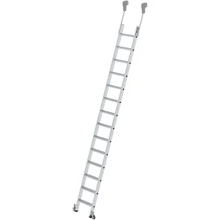 Munk Stufen-Regalleiter fahrbar - 041414