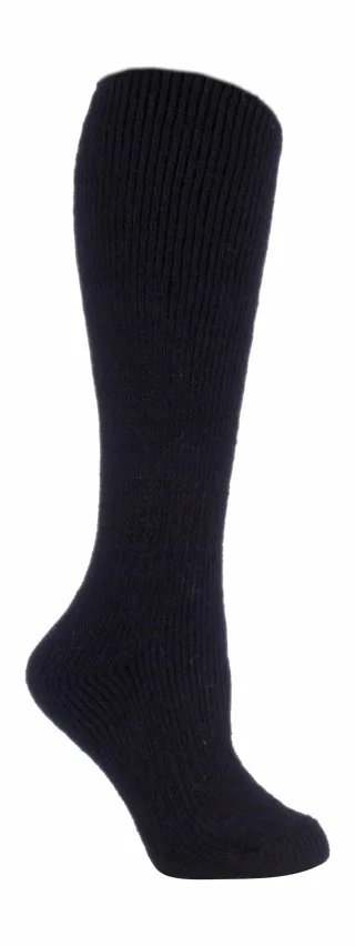 Heat Holders - Femme Epaisse 2.7 Tog Hautes Longues Thermique Laine Chaussettes - Noir