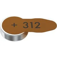 VARTA Hörgerätebatterien 312, 6 Batterie