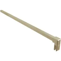 Duschparadies Duschwand-Stabilisationsstange 45-140cm Duschwand/Duschtür Gold Stabilstange Stabilisationsstange, (Set)