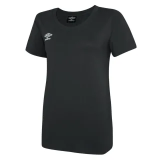 Umbro Damen/Damen Club Freizeit-T-Shirt (Schwarz/Weiß)