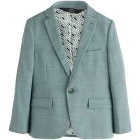 Next Baukastensakko Anzugjacke in Skinny Fit, petrol (1-tlg)