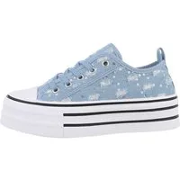 Ital-Design Komfort Sneaker mit erhöhter Sohle für Alltag & Freizeit Sneaker (85867646) Flach Sneakers Low in Hellblau
