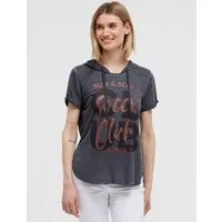 SOCCX Kapuzenshirt mit Seitenschlitze