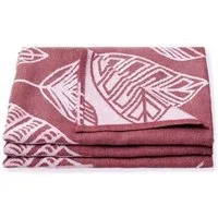 ALARA HOME Geschirrtuch Geschirrtuch Geschirrtücher 100% Baumwolle Trockentuch Küchentücher, (3er Set, Größe 50x70 cm), Rot