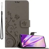 Cadorabo Handyhülle für Samsung Galaxy S10 PLUS Hülle Samsung Galaxy S10 PLUS, Hülle Schutzhülle Blumen Flower mit Standfunktion Kartenfach Magnet