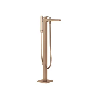 KLUDI-DECUS Wannenfüll- und Brause-Einhandmischer für freistehende Wannen Brushed Bronze 54590N175
