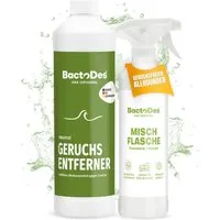BactoDes Geruchsentferner BactoDes® Neutral (Konzentrat inkl. 1 Misch- und Sprühflasche)