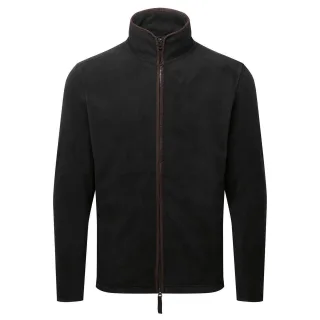 Premier - "Artisan" Fleecejacke für Herren (Schwarz/Braun)