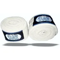 BAY-Sports Boxbandagen Basic Box-Bandagen Handbandagen Boxen Kickboxen weiß