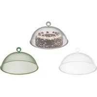 mucHome Fliegenhaube 3X Netz-Abdeckung Speisehauben aus Metall Fliegenschutz Fliegenhaube (3 St)