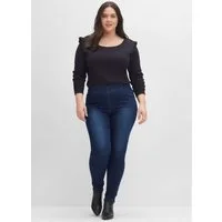 Sheego Bequeme Jeans Jeans-Leggings normal in individueller Waschung