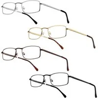 UrbanSky Lesebrille Jim, 4er-Pack - verschiedene Stärken
