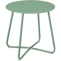 EUGAD Beistelltisch (1-St), rund, Balkontisch Gartentisch, aus Metall, φ48xH45cm