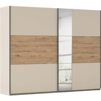 rauch Schwebetürenschrank Kleiderschrank Schrank Garderobe Schlafzimmerschrank SAJO in 2 Breiten (218, 261 cm) optional mit Spiegel MADE IN GERMANY