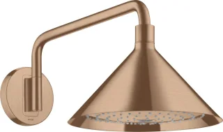 Hansgrohe Kopfbrause Axor Front m.Brausearm Brushed Red Gold 26021310