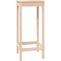 vidaXL Esstisch, Bartisch 50x50x110 cm Massivholz Kiefer