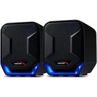 Audiocore AC865 PC-Lautsprecher (USB (5V) Stereo Lautsprecher mit Lautstärkeregelung)