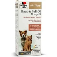 Doppelherz DOPPELHERZ für Tiere Haut&Fell Öl f.Hunde/Katzen, 250 ml Tropfen