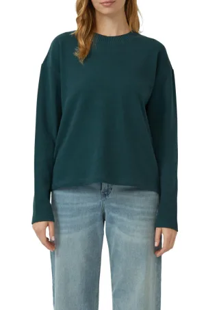 s.Oliver Red Label - Flauschiges Sweatshirt blau - Gr. - 34