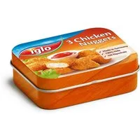 Erzi® Kaufladensortiment Erzi Chicken Nuggets von Iglo in der Dose - Kaufladenzubehör, (4 Teile: Chicken Nuggets mit Tomaten-Dip in der Dose)