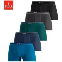 H.I.S Boxer Boxershorts für Herren (Packung, 5-St) mit Steifen und Logo im Bund