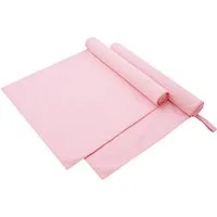 vidaXL Handtuch Sporthandtücher 2 pcs Rosa 180 x 90 cm Polyester und Polyamid, Polyester und Polyamid (2-St)